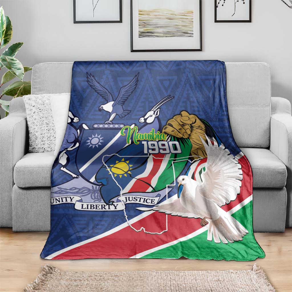 Afro Namibia Independence Day Blanket Namibian 1990 African Pattern LT14