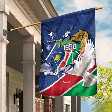 Afro Namibia Independence Day Garden Flag Namibian 1990 African Pattern LT14