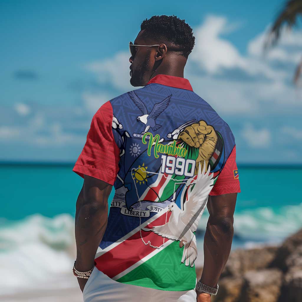Afro Namibia Independence Day Hawaiian Shirt Namibian 1990 African Pattern LT14