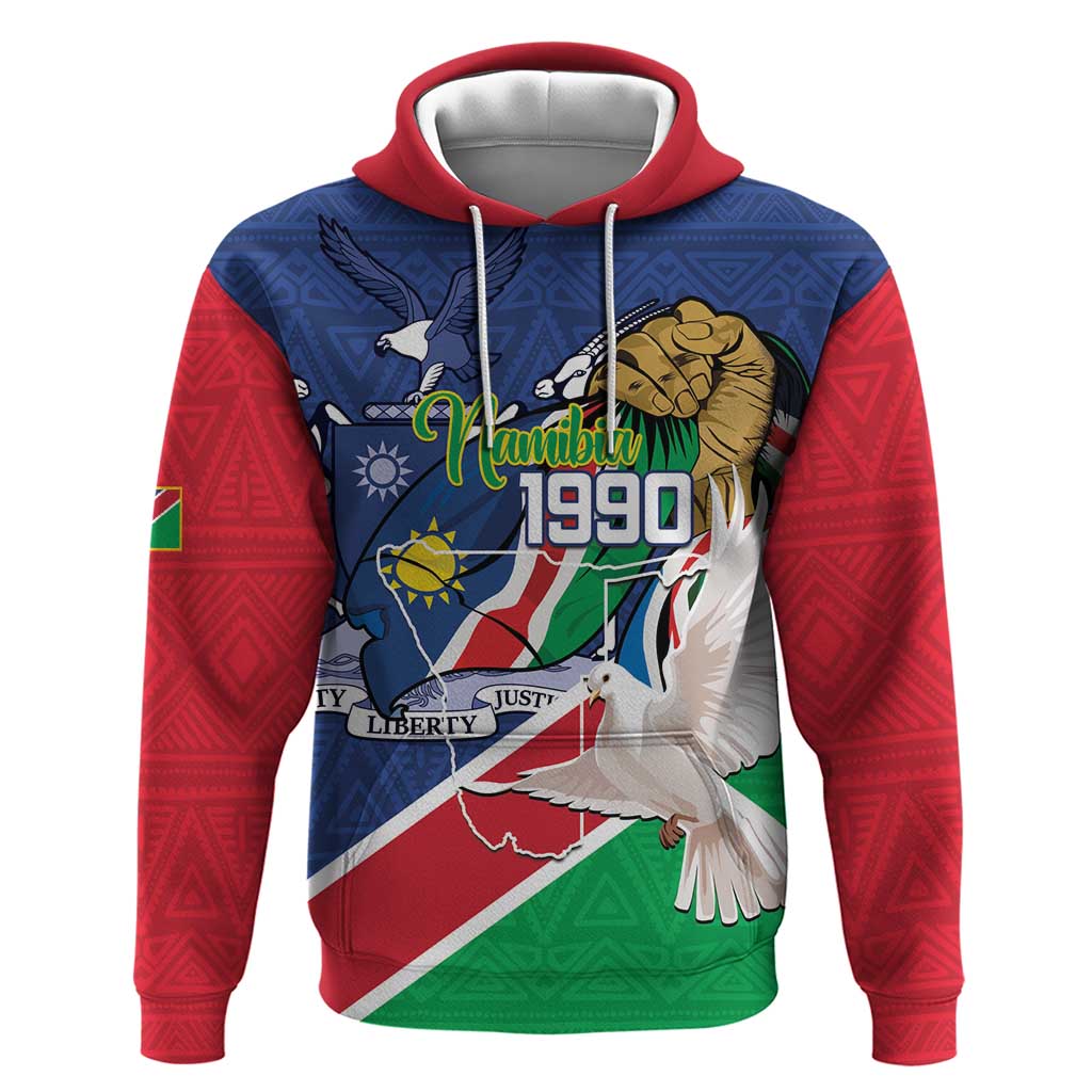 Namibia 1990 Hoodie Independence Anniversary African Pattern LT14