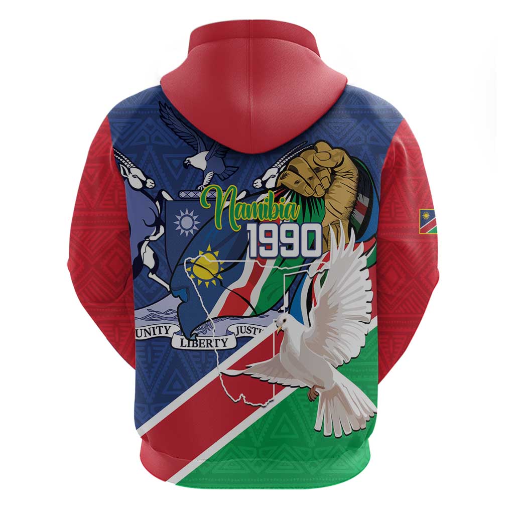 Namibia 1990 Hoodie Independence Anniversary African Pattern LT14