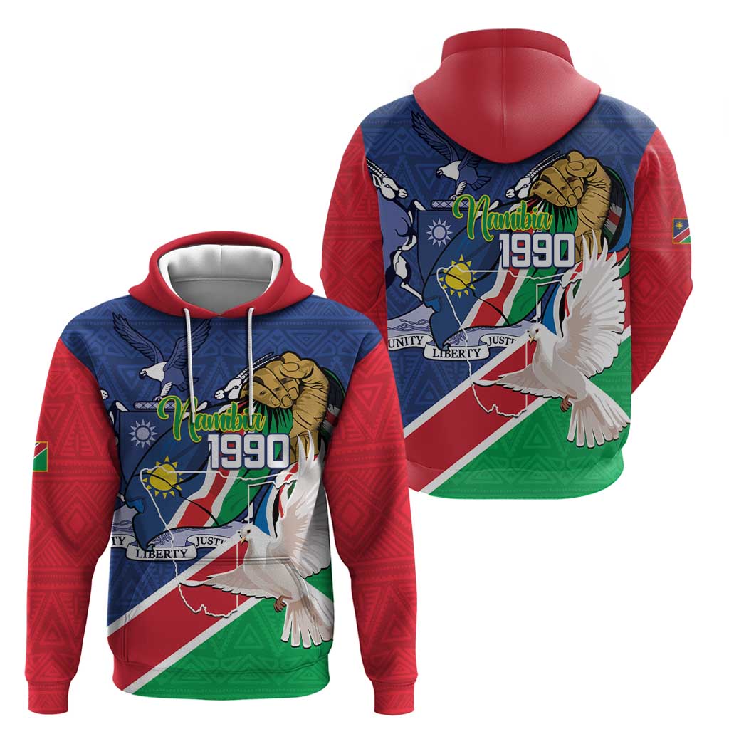 Namibia 1990 Hoodie Independence Anniversary African Pattern LT14