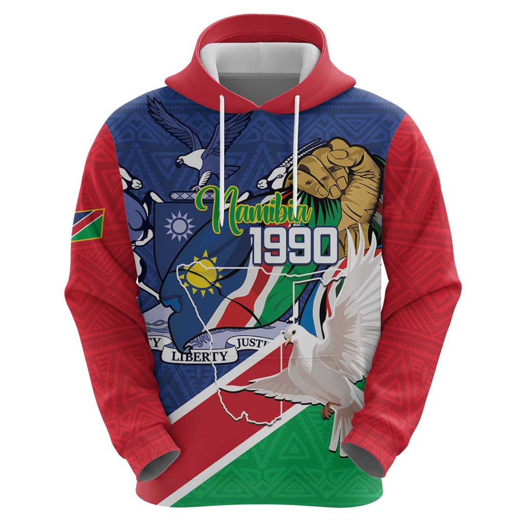Namibia 1990 Hoodie Independence Anniversary African Pattern LT14