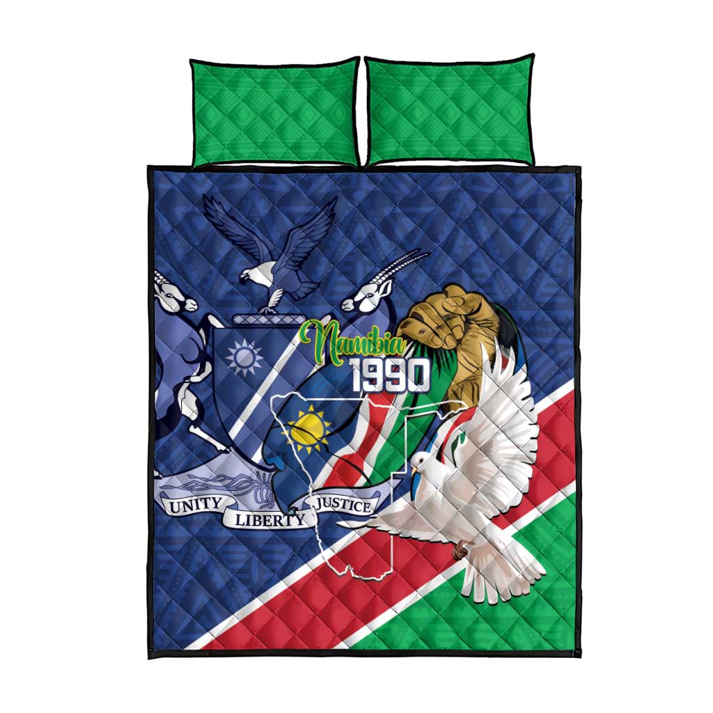 Afro Namibia Independence Day Quilt Bed Set Namibian 1990 African Pattern LT14