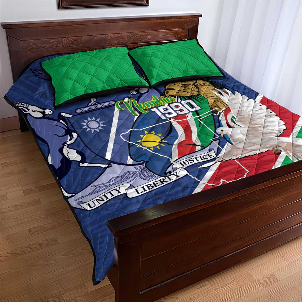 Afro Namibia Independence Day Quilt Bed Set Namibian 1990 African Pattern LT14