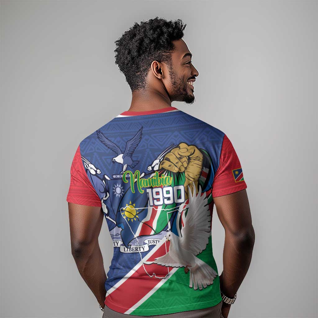 Afro Namibia Independence Day T shirt Namibian 1990 African Pattern LT14