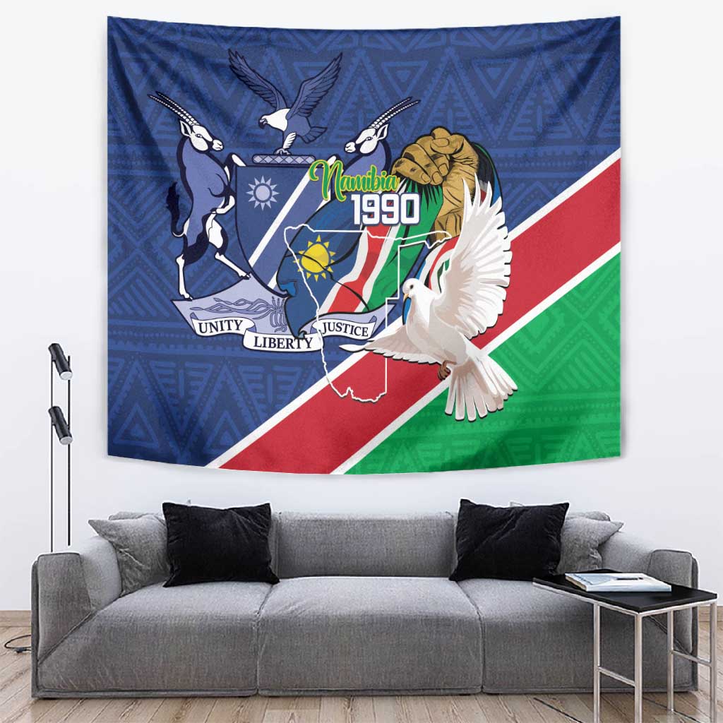 Afro Namibia Independence Day Tapestry Namibian 1990 African Pattern LT14