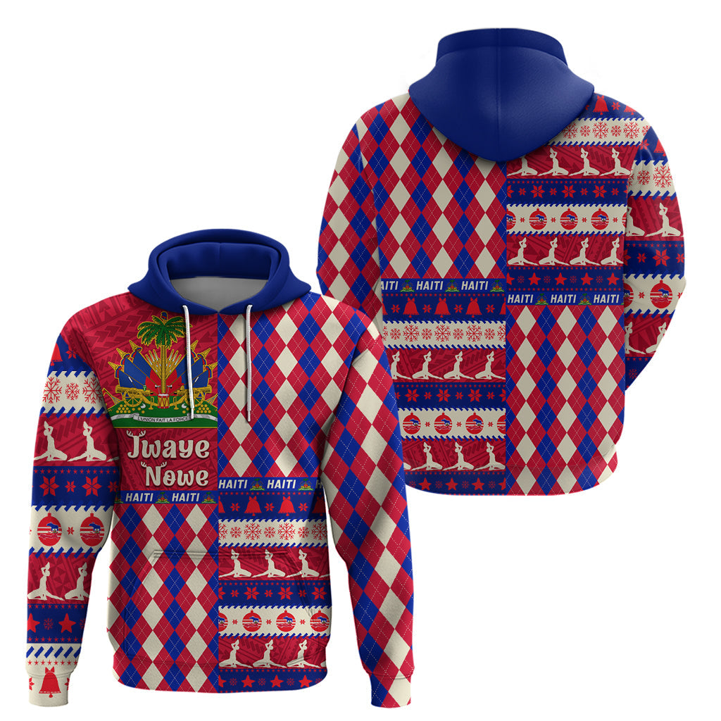 Haiti Christmas Hoodie Jwaye Nowe 2023 With Coat Of Arms LT14