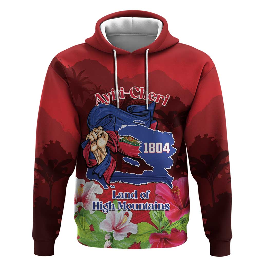 Ayiti-Cheri Independence Day Hoodie Land of High Mountains LT14