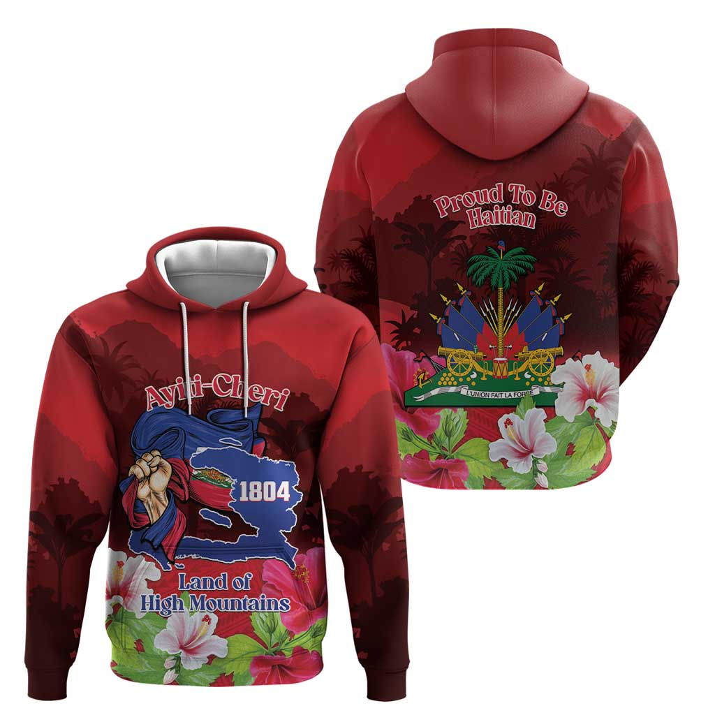 Ayiti-Cheri Independence Day Hoodie Land of High Mountains LT14
