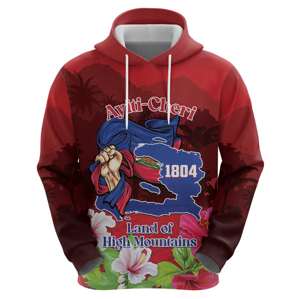 Ayiti-Cheri Independence Day Hoodie Land of High Mountains LT14