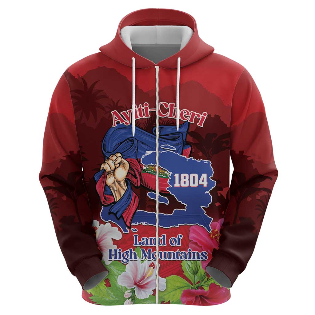 Ayiti-Cheri Independence Day Hoodie Land of High Mountains LT14