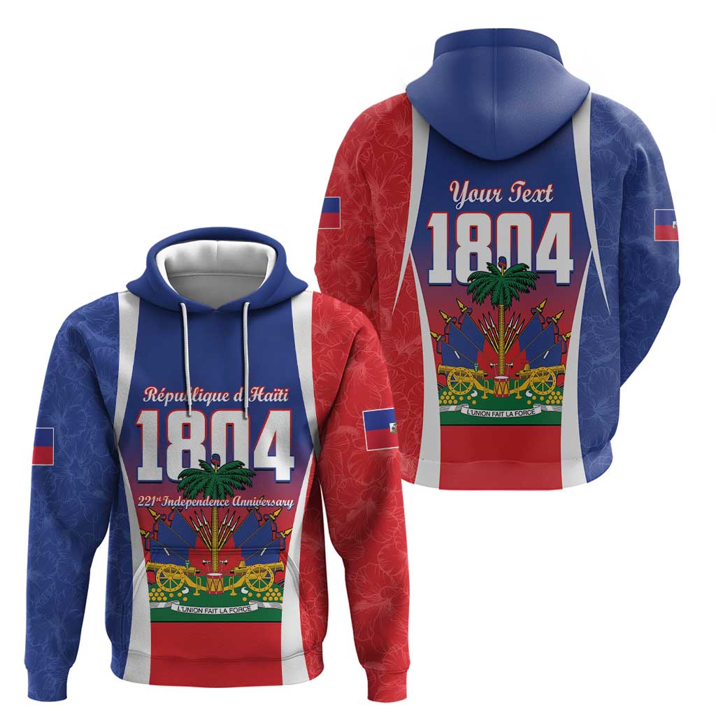 Personalized Haiti 1804 Hoodie Happy 221st Independence Anniversary LT14