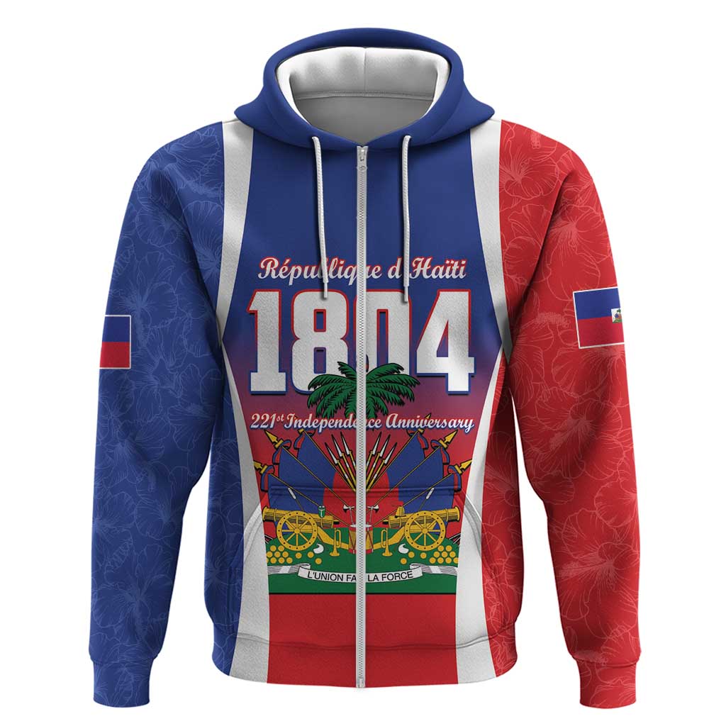 Personalized Haiti 1804 Hoodie Happy 221st Independence Anniversary LT14