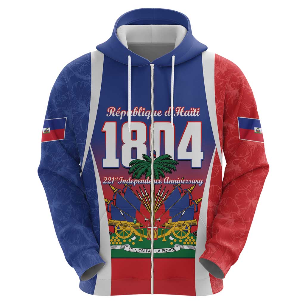 Personalized Haiti 1804 Hoodie Happy 221st Independence Anniversary LT14