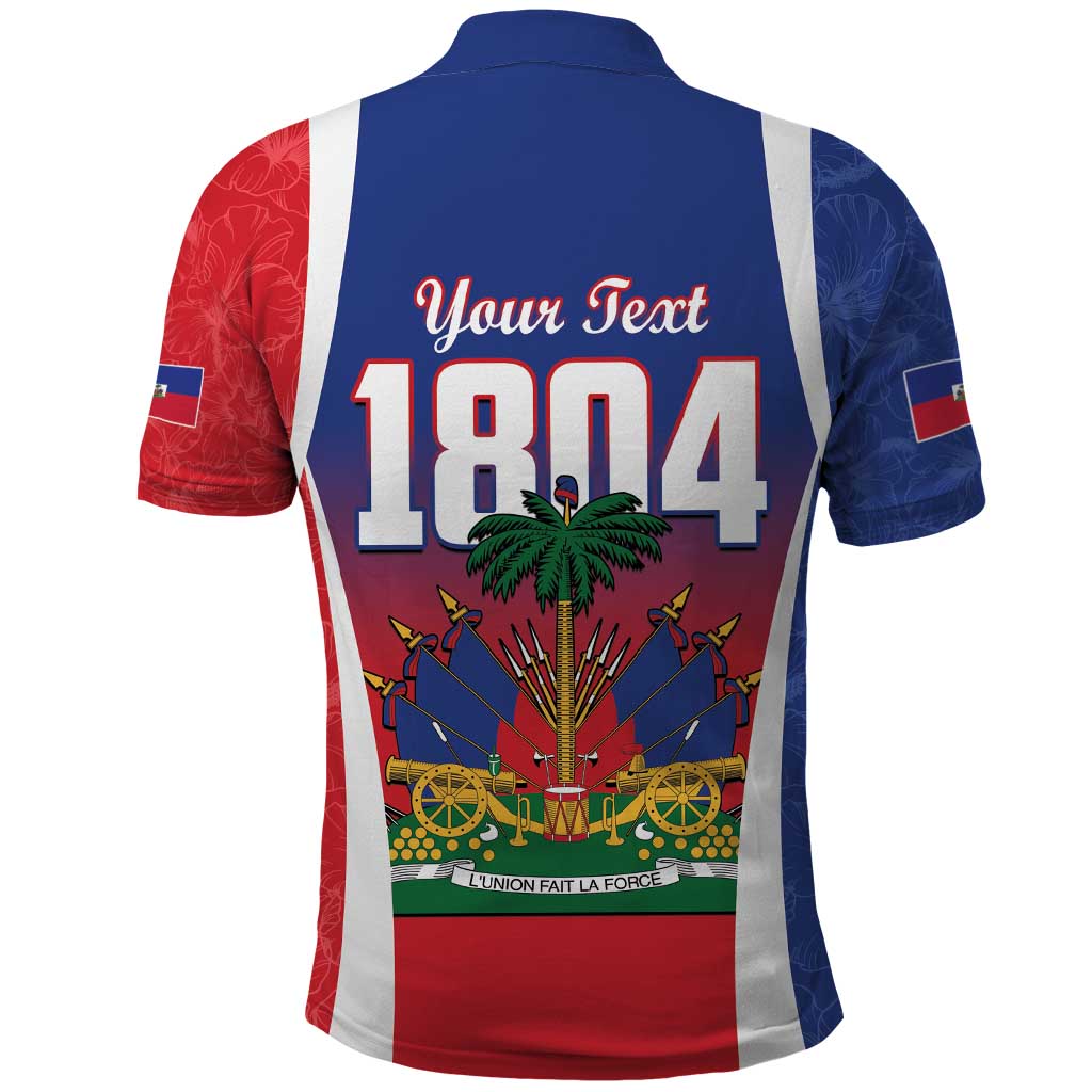 Personalized Haiti 1804 Polo Shirt Happy 221st Independence Anniversary LT14