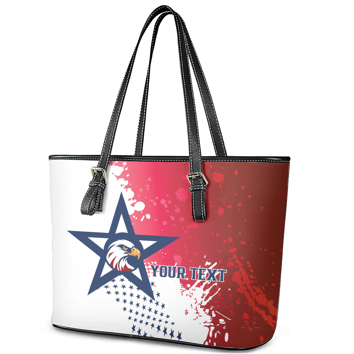 Custom United States Rugby Leather Tote Bag 2024 Pacific Go Eagles LT14