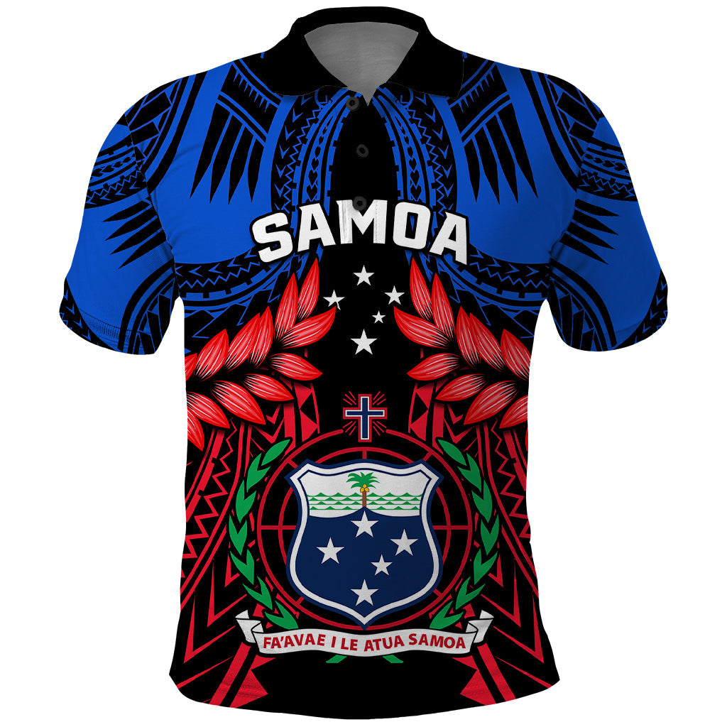Samoa Polo Shirt Heritage Festival Samoan Tattoo With Ula Fala Kava Bowl LT14
