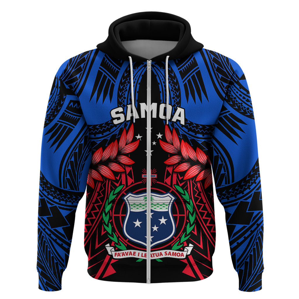 Personalised Samoa Hoodie Heritage Festival Samoan Tattoo With Ula Fala Kava Bowl LT14