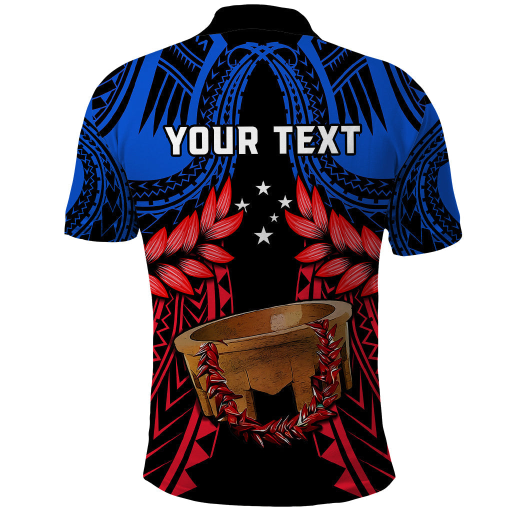 Personalised Samoa Polo Shirt Heritage Festival Samoan Tattoo With Ula Fala Kava Bowl LT14