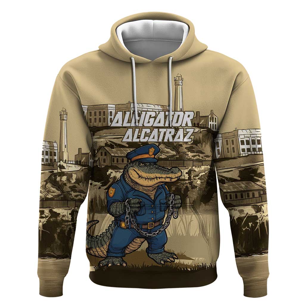 Alligator Alcatraz Hoodie Police Gator Rock Penitentiary LT14