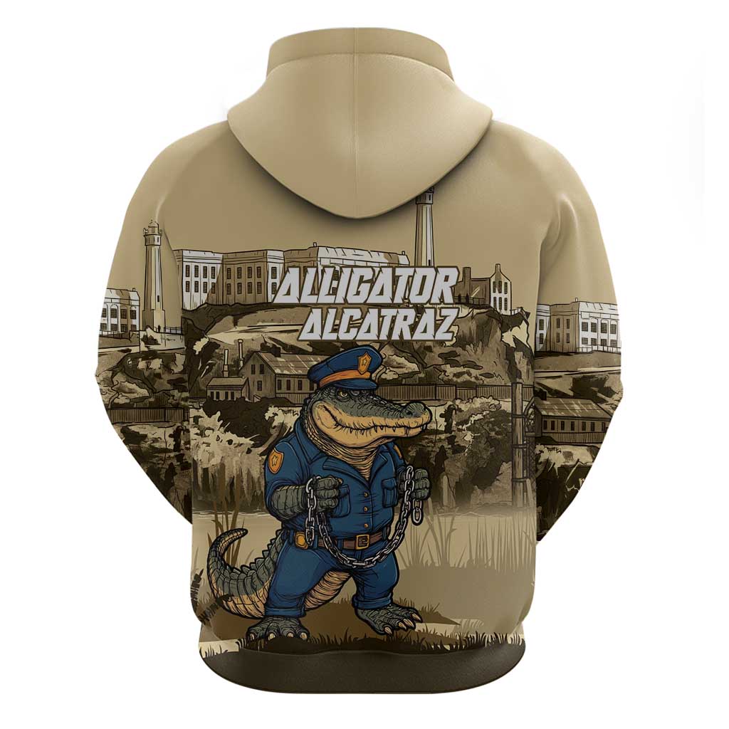 Alligator Alcatraz Hoodie Police Gator Rock Penitentiary LT14
