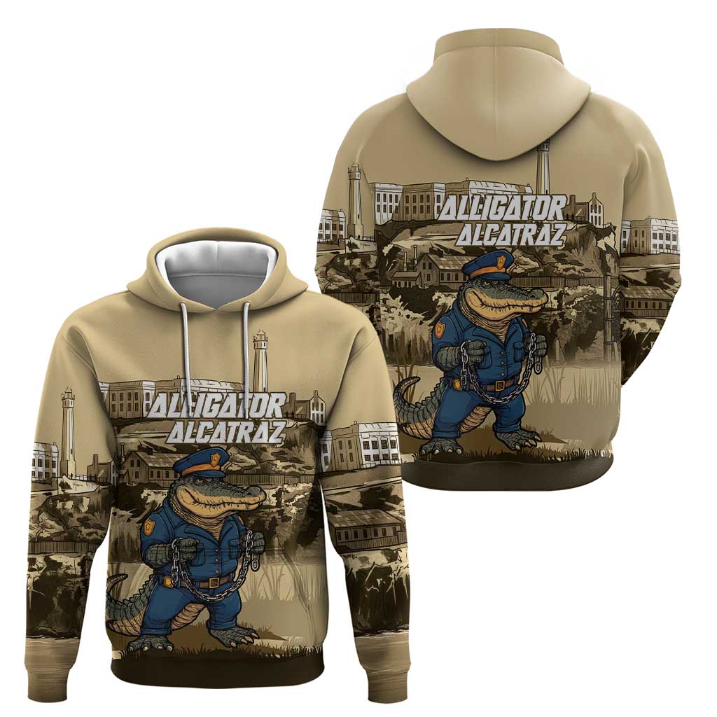 Alligator Alcatraz Hoodie Police Gator Rock Penitentiary LT14