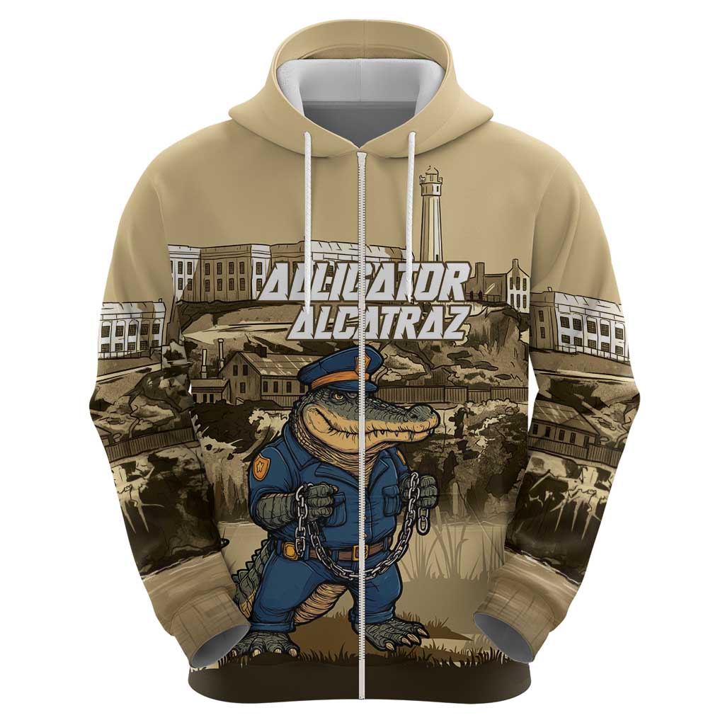 Alligator Alcatraz Hoodie Police Gator Rock Penitentiary LT14