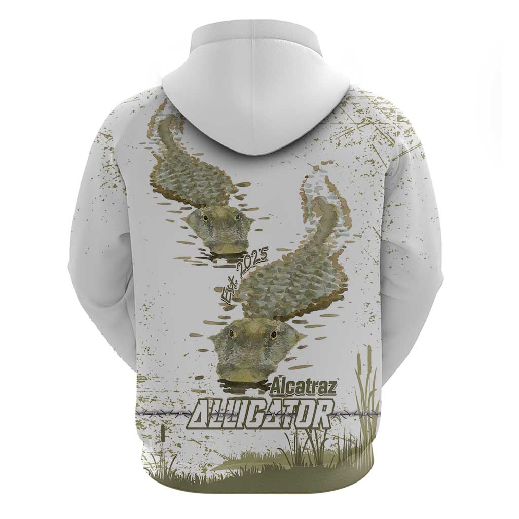 Everglades Florida Alligators Hoodie Alcatraz Est 2025 LT14