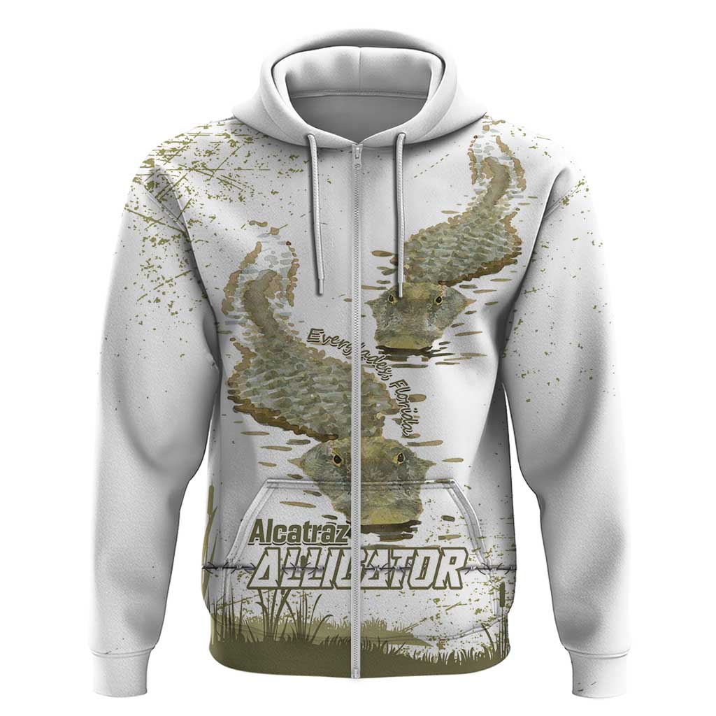 Everglades Florida Alligators Hoodie Alcatraz Est 2025 LT14