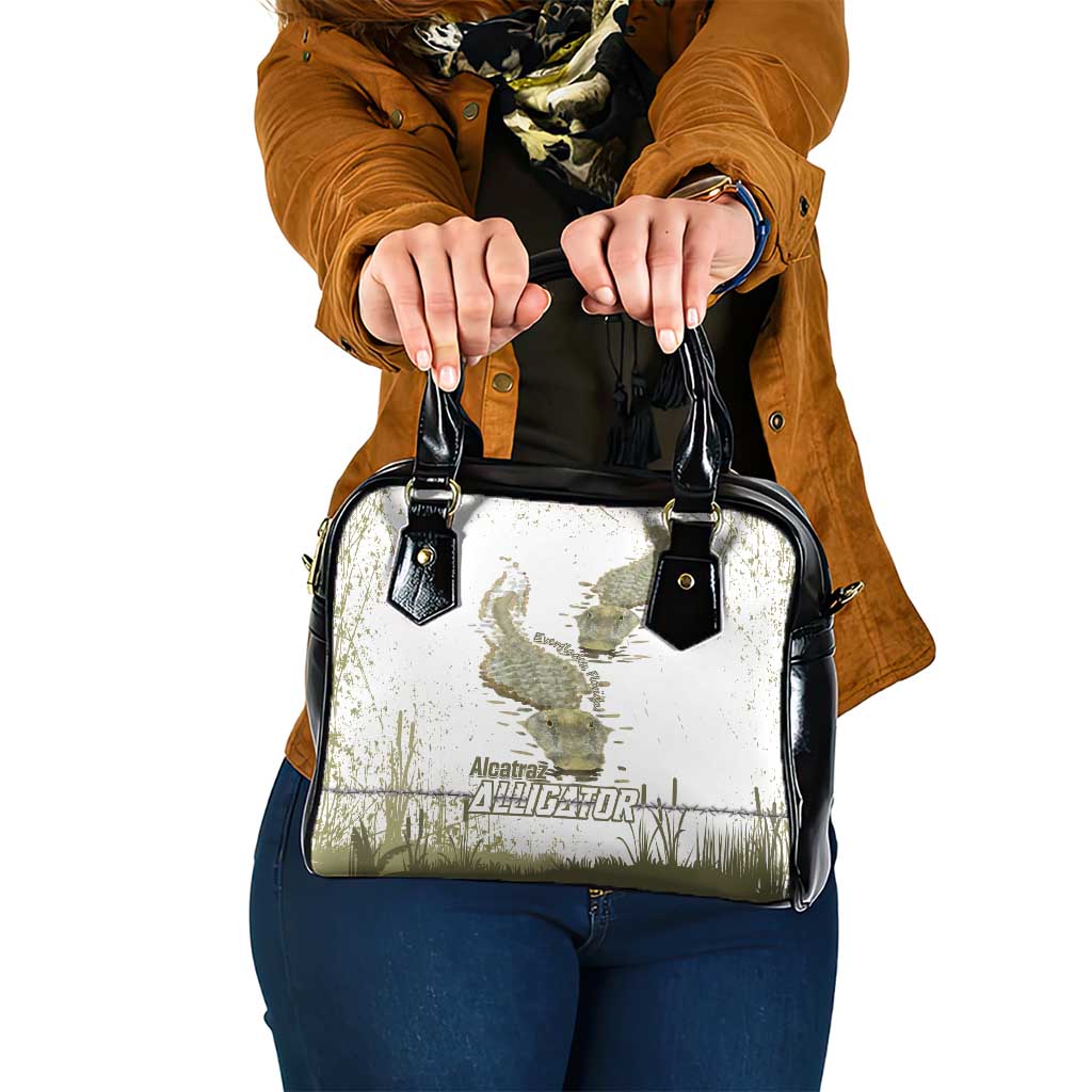 Everglades Florida Alligators Shoulder Handbag Alcatraz Est 2025 LT14