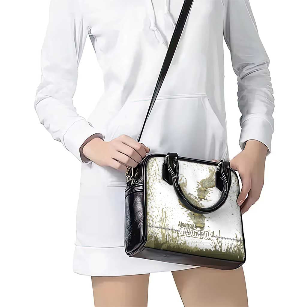 Everglades Florida Alligators Shoulder Handbag Alcatraz Est 2025 LT14