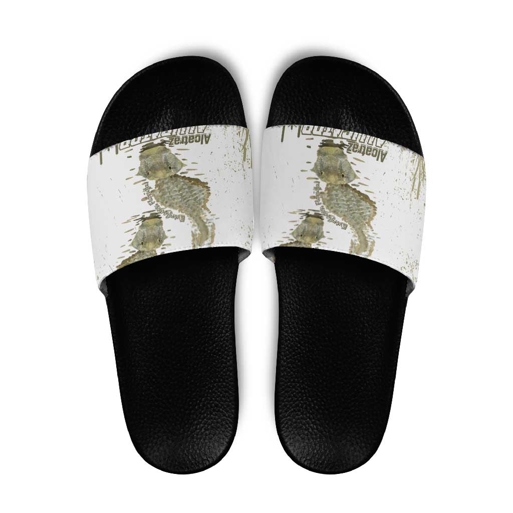 Everglades Florida Alligators Slide Sandals Alcatraz Est 2025 LT14