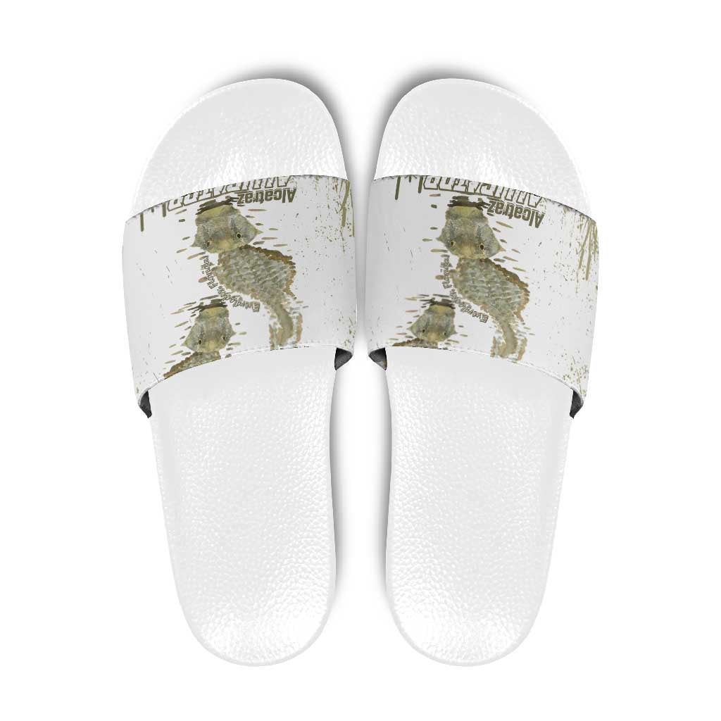 Everglades Florida Alligators Slide Sandals Alcatraz Est 2025 LT14