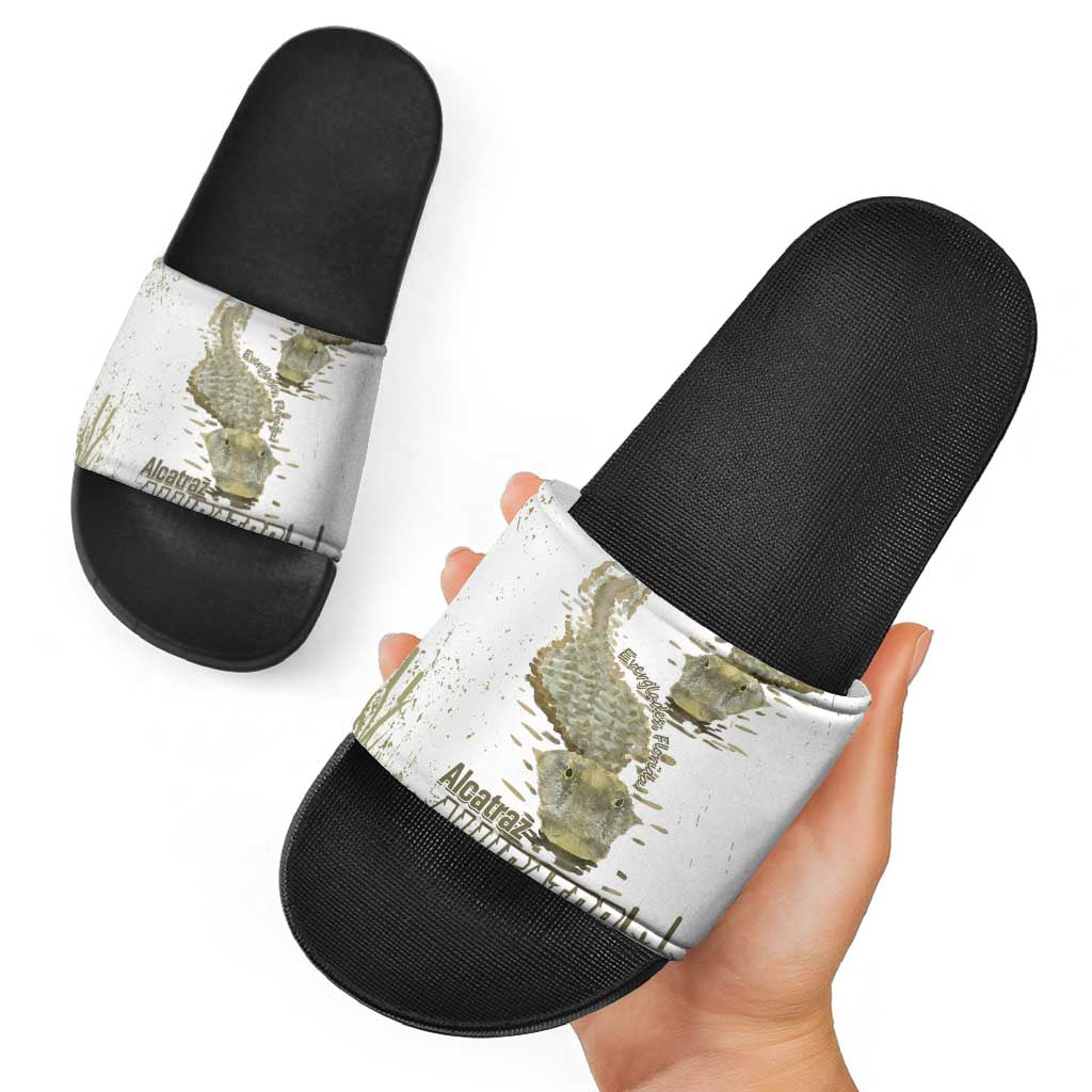 Everglades Florida Alligators Slide Sandals Alcatraz Est 2025 LT14