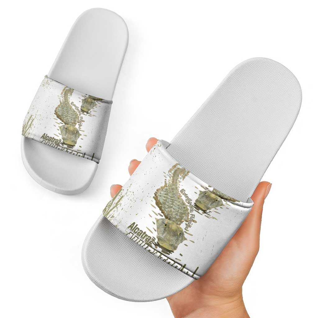 Everglades Florida Alligators Slide Sandals Alcatraz Est 2025 LT14