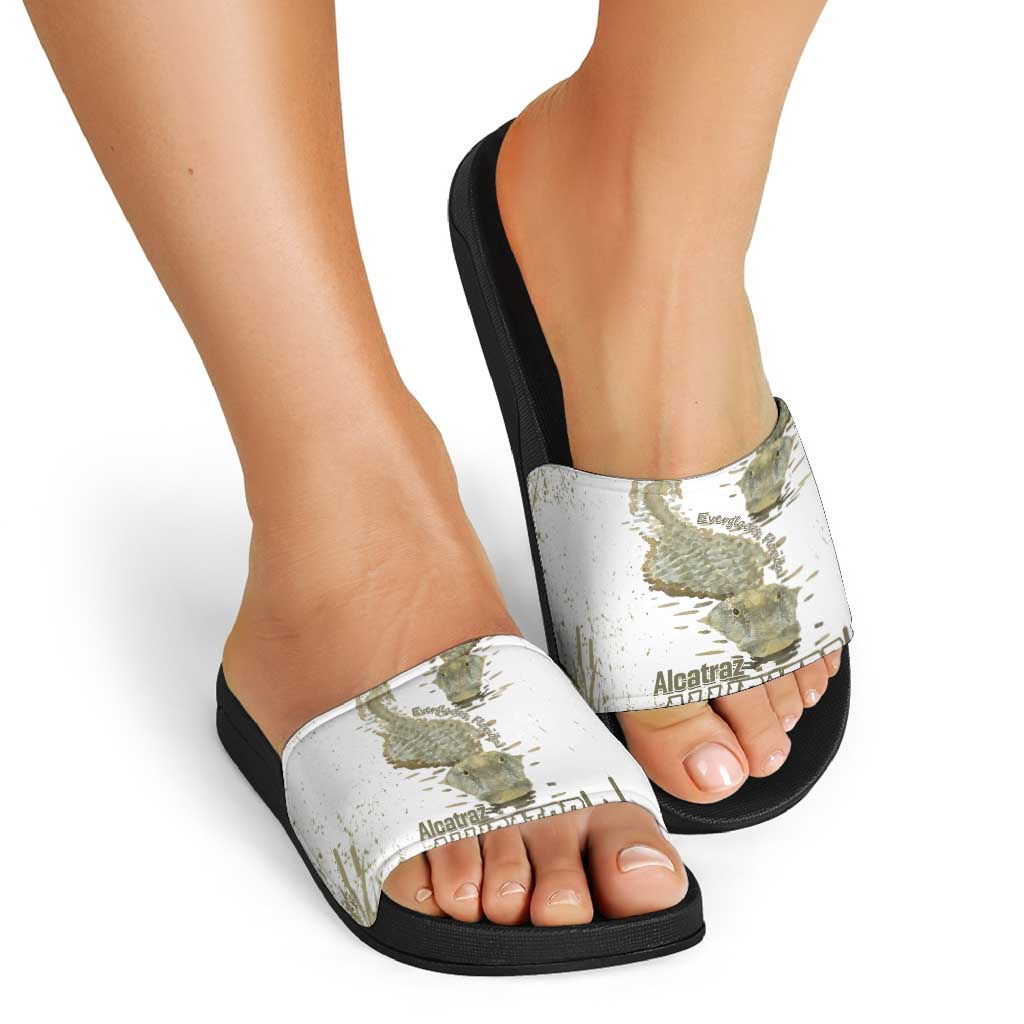 Everglades Florida Alligators Slide Sandals Alcatraz Est 2025 LT14
