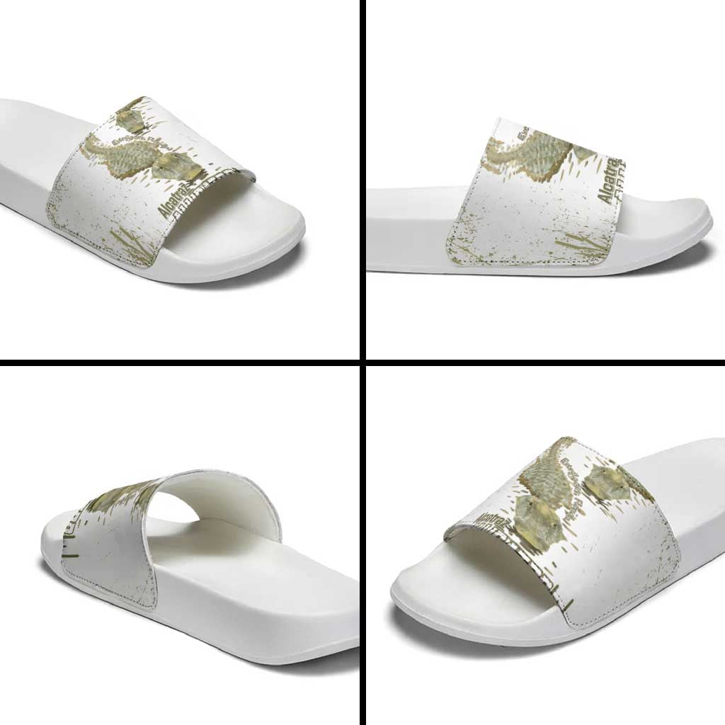 Everglades Florida Alligators Slide Sandals Alcatraz Est 2025 LT14