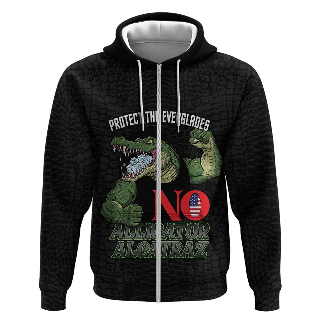 Protect The Everglades Hoodie Gator No Alligator Alcatraz LT14