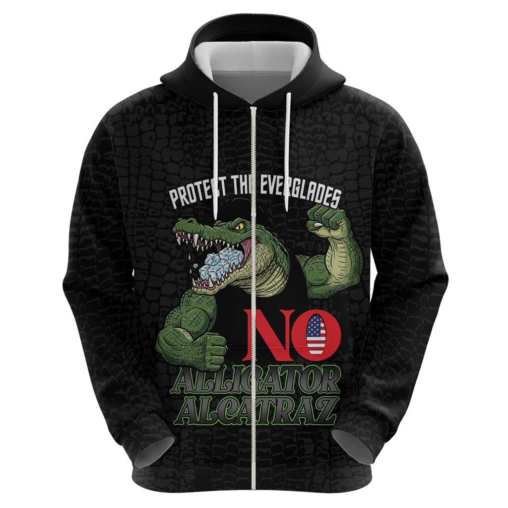 Protect The Everglades Hoodie Gator No Alligator Alcatraz LT14