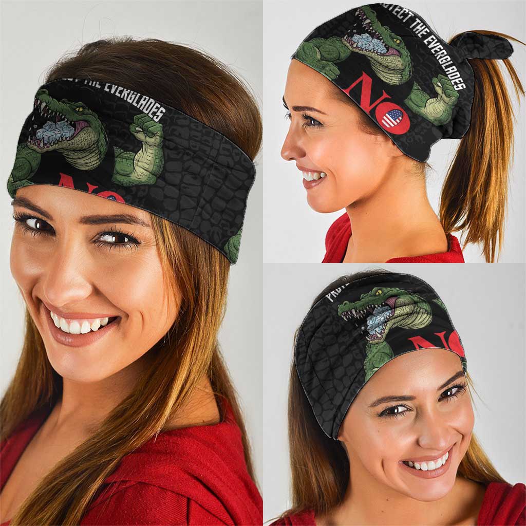 Protect The Everglades Neck Gaiter Gator No Alligator Alcatraz LT14