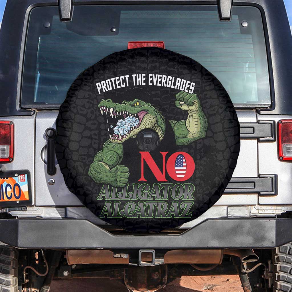 Protect The Everglades Spare Tire Cover Gator No Alligator Alcatraz LT14