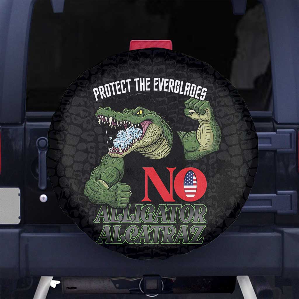 Protect The Everglades Spare Tire Cover Gator No Alligator Alcatraz LT14