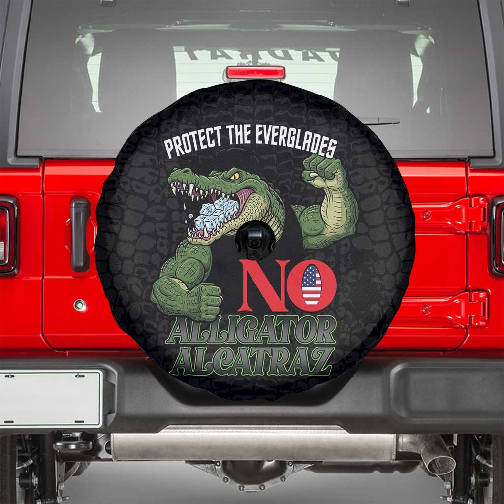 Protect The Everglades Spare Tire Cover Gator No Alligator Alcatraz LT14