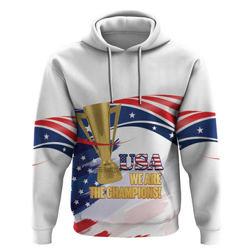 Personalized United States Soccer Hoodie 2025 USA Champions LT14