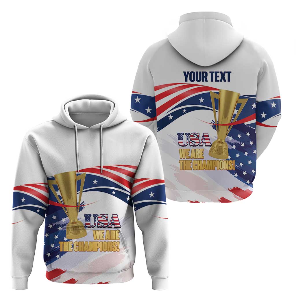 Personalized United States Soccer Hoodie 2025 USA Champions LT14