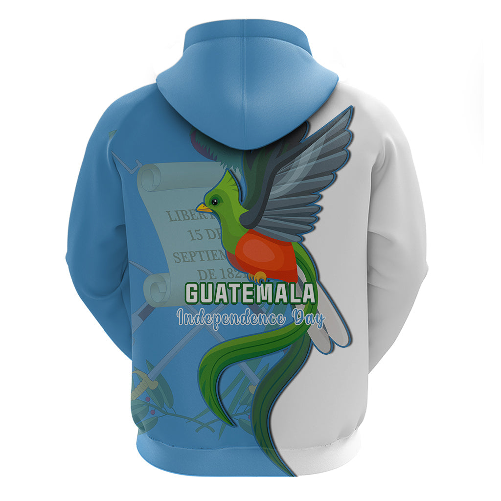 Guatemala Independence Day Hoodie Guatemalan Quetzal 202st Anniversary LT14