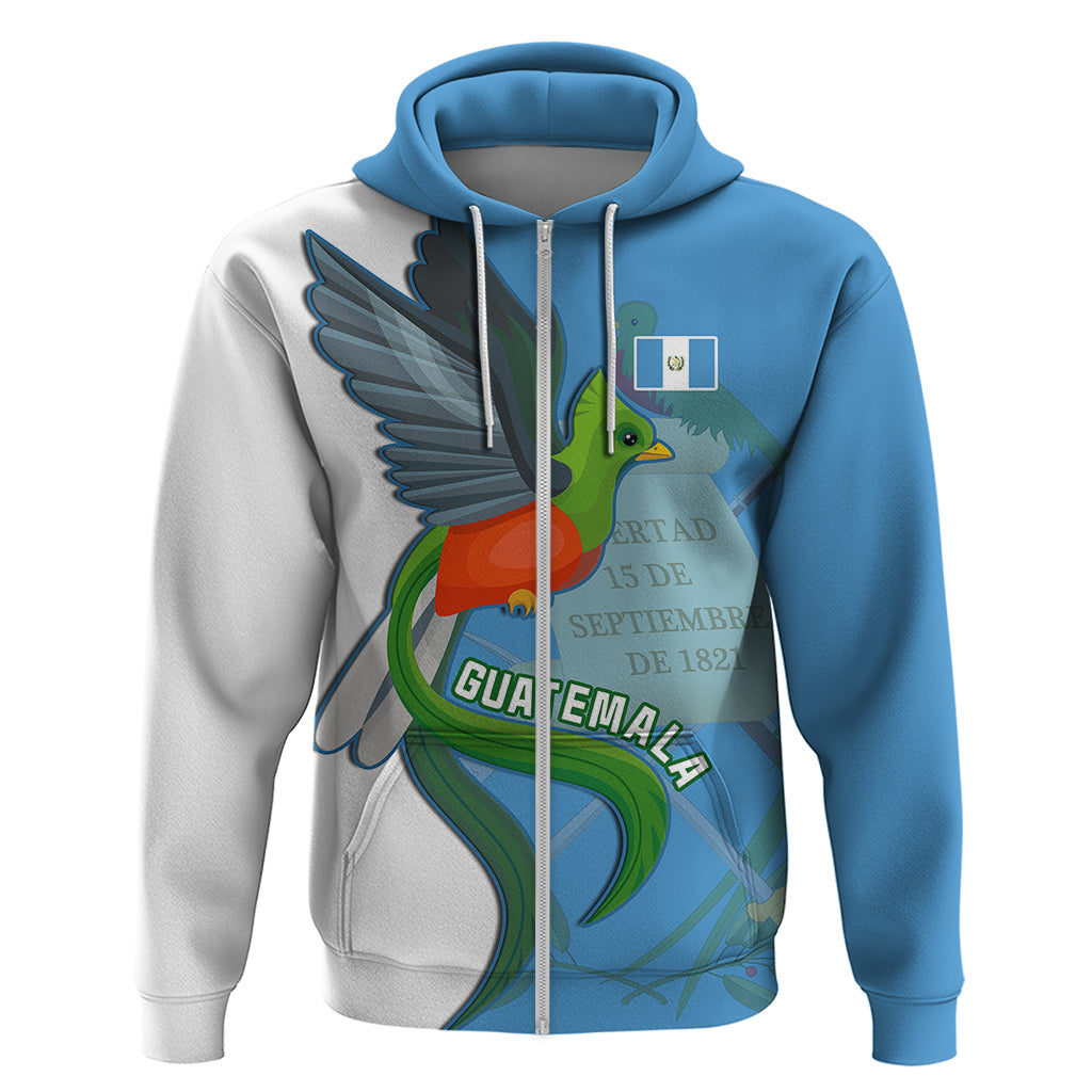 Custom Guatemala Independence Day Hoodie Guatemalan Quetzal 202st Anniversary LT14