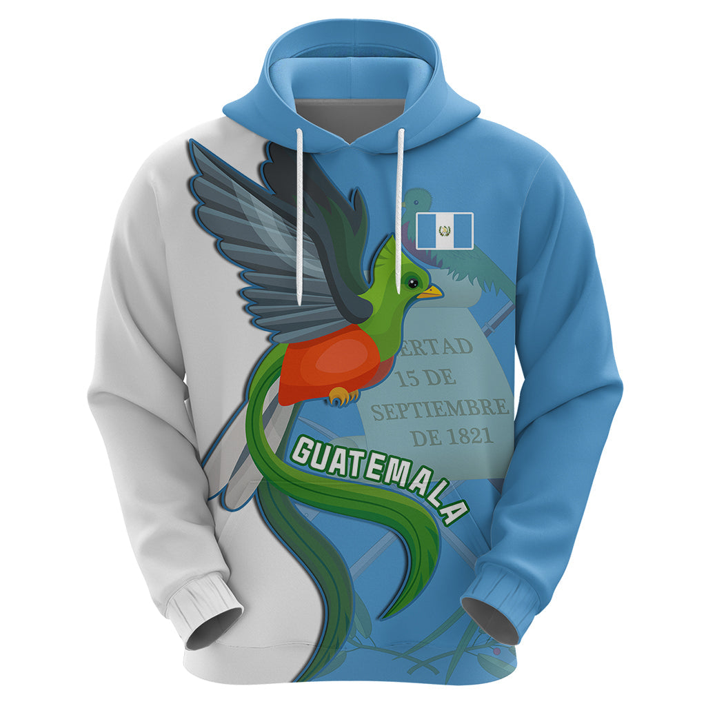 Custom Guatemala Independence Day Hoodie Guatemalan Quetzal 202st Anniversary LT14