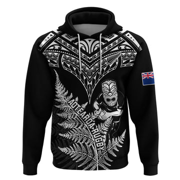 New Zealand Silver Fern Rugby Hoodie Go All Black 2023 World Cup LT14